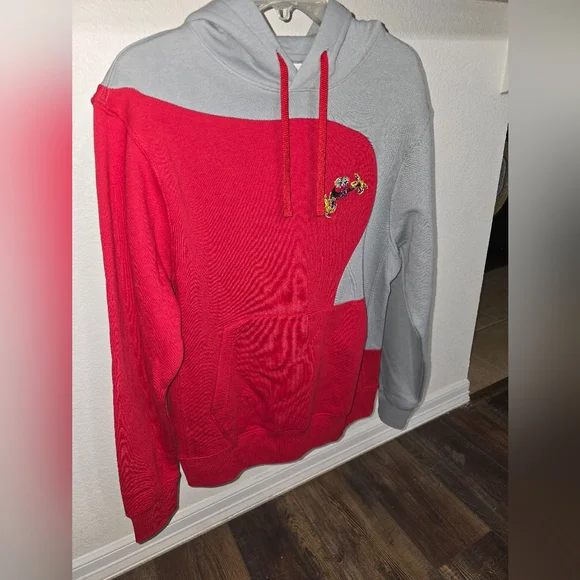 Nike Red & Gray Hoodie Sweatshirt Sz S NWOT. Box - Picture 1 of 7